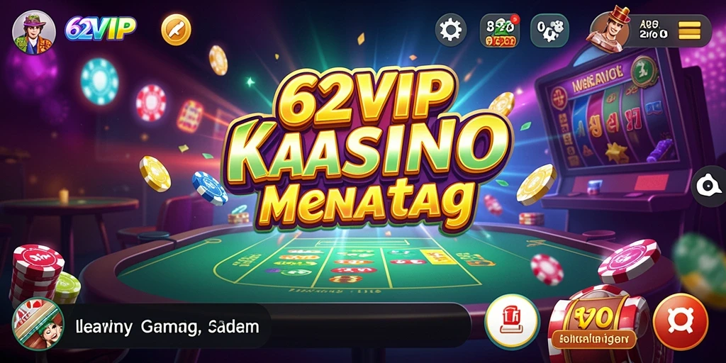 Screenshot gameplay 62VIP yang menampilkan aksi seru di Kasino.