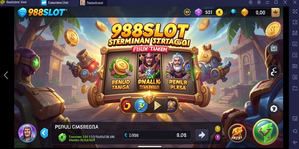 Tampilan gameplay strategi yang mengasyikkan di 988SLOT.