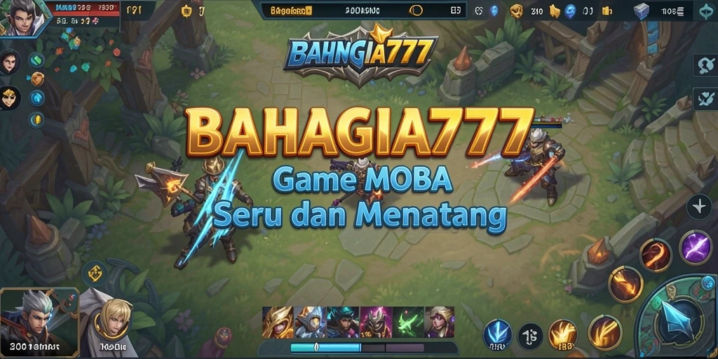 Tampilan seru pertempuran karakter di BAHAGIA777.
