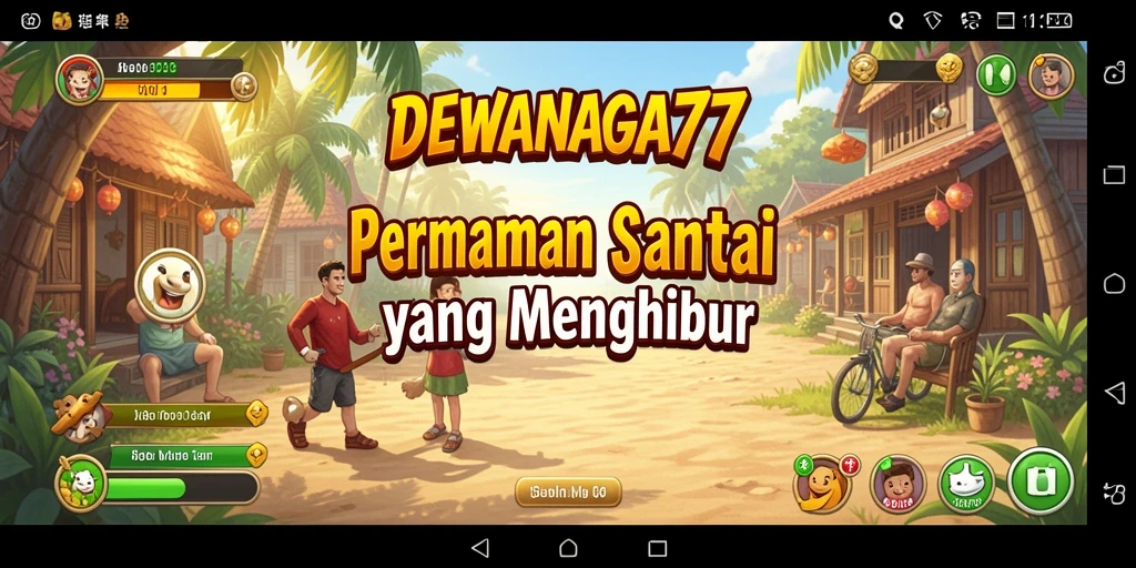 Tampilan gameplay DEWANAGA77 yang menyenangkan dan menghibur.