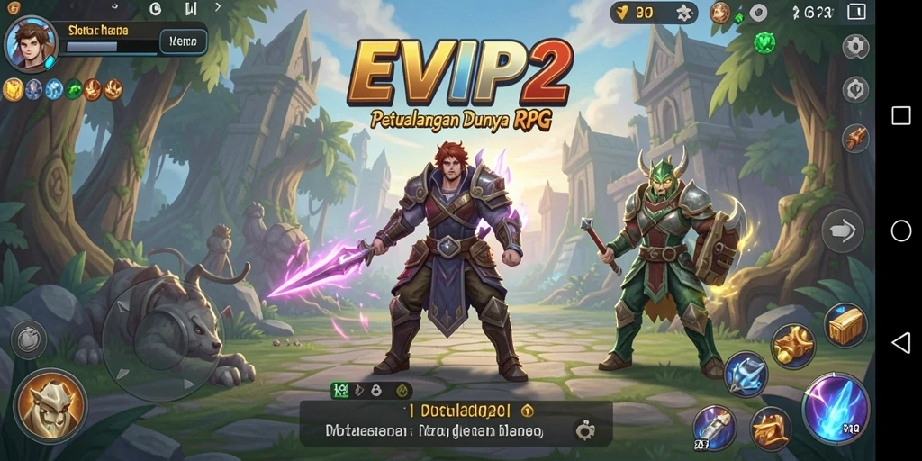 Gameplay EVIP2 yang mendebarkan dengan pertarungan yang strategis.