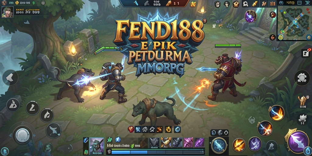Tampilan gameplay seru dalam dunia FENDI188 yang luas.