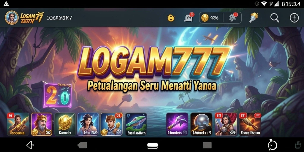 Screenshot LOGAM777 menampilkan aksi petualangan seru di dunia yang penuh tantangan.