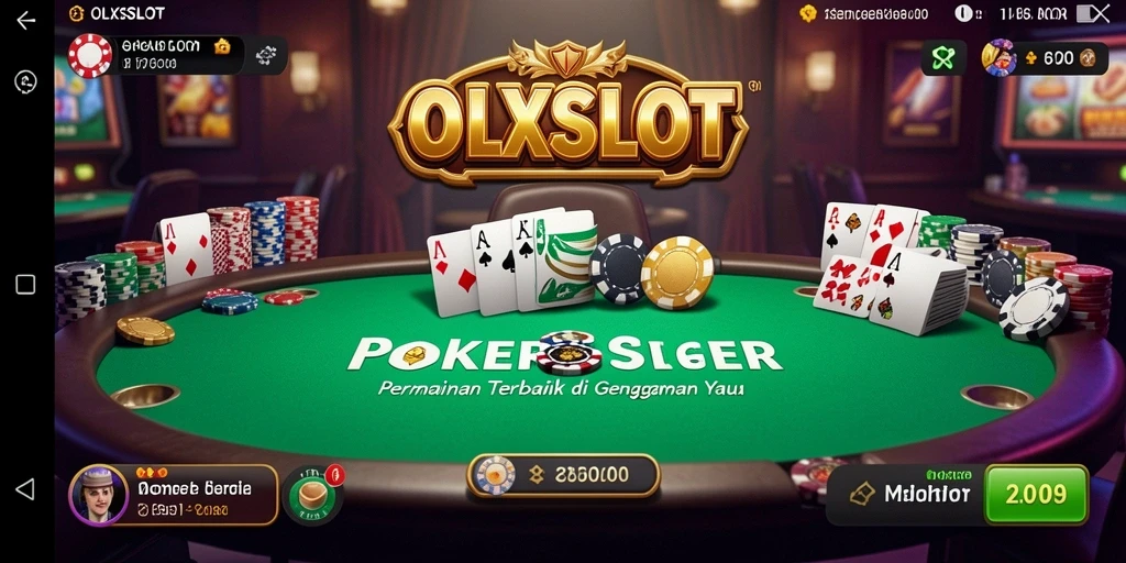 Screenshot gameplay OLXSLOT yang intens dan seru di dunia poker.