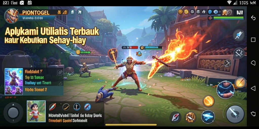 Tampilan antarmuka aplikasi PIONTOGEL yang intuitif dan modern.
