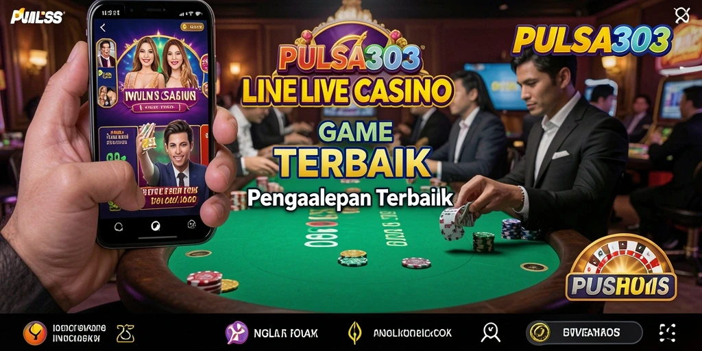 Tampilan gameplay Live Casino yang menarik dan interaktif di PULSA303.