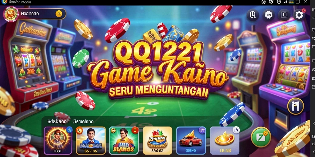 Tampilan gameplay Kasino yang seru dan menantang dari QQ1221.