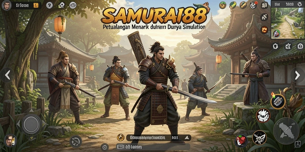 Gameplay seru SAMURAI88 dalam dunia samurai yang imersif.