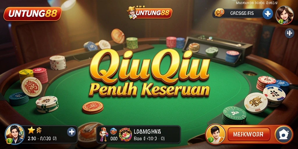 Screenshot UNTUNG88 yang menunjukkan gameplay QiuQiu yang menarik.