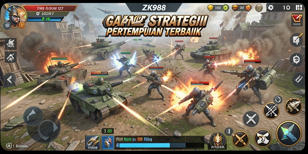 Tampilan mendebarkan dari pertempuran strategis di ZK988.